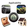 Okaywork Mini Digital Thermometer and Hygrometer, -50°C to +70°C, 3-Pack view 4