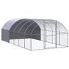 Willood Outdoor Chicken Coop 3x6x2 m Galvanized Steel with Roof view 1