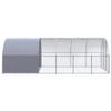 Willood Outdoor Chicken Coop 3x6x2 m Galvanized Steel with Roof view 4