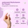 Ambrosial Women's Multivitamin – 4-Month Supply – 22 Ingredients – with B12, Folic Acid, CoQ10, Grape Seed Extract & Ginkgo biloba – 120 Tablets view 3