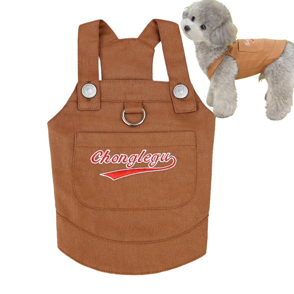 Denim Pet Clothing - Dog Overalls