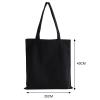 Personalized Linen Tote Bag with Name, Women's Shoulder Bag, Pink Flower Letter Handbag, Casual Large-Capacity Reusable Shopping Tote view 4