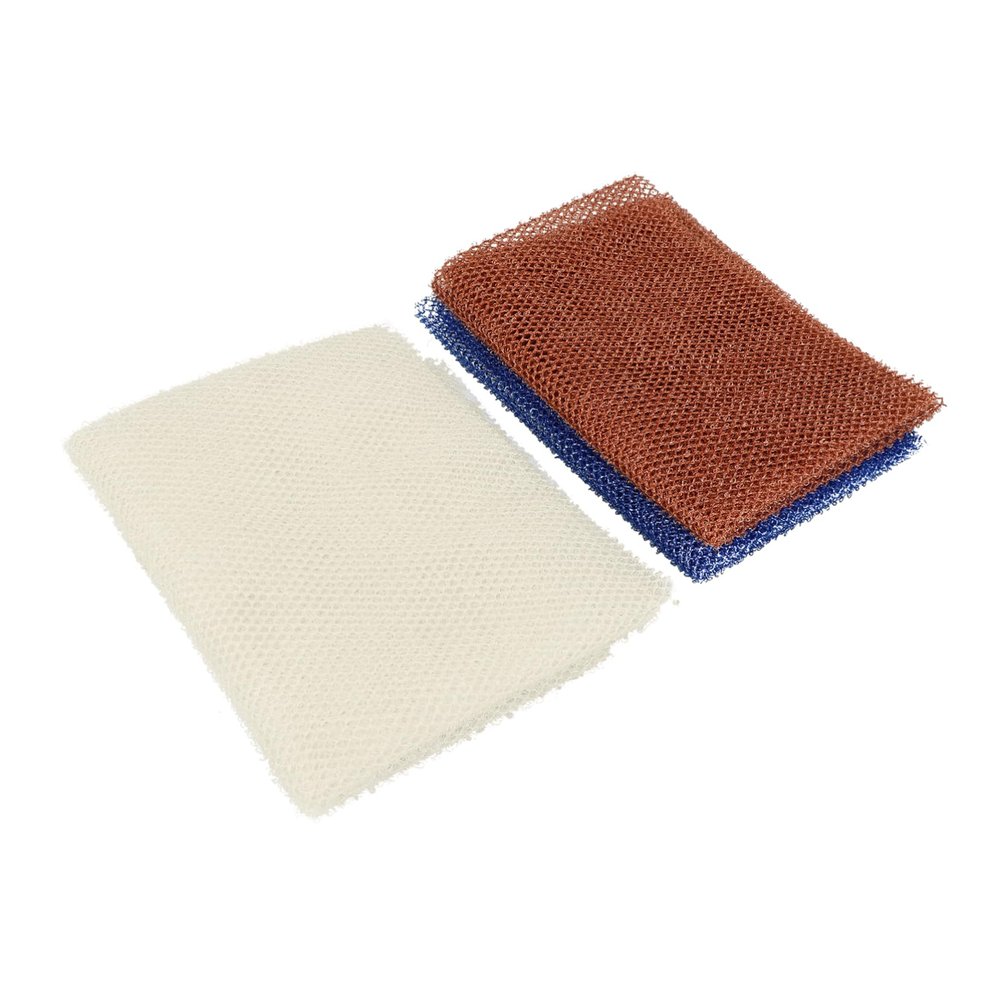 HONMEET 3-Piece African Exfoliating Shower Net for Body Scrubbing