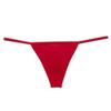 Men's Sexy Open-Crotch Thong Underwear, Red, XL view 1