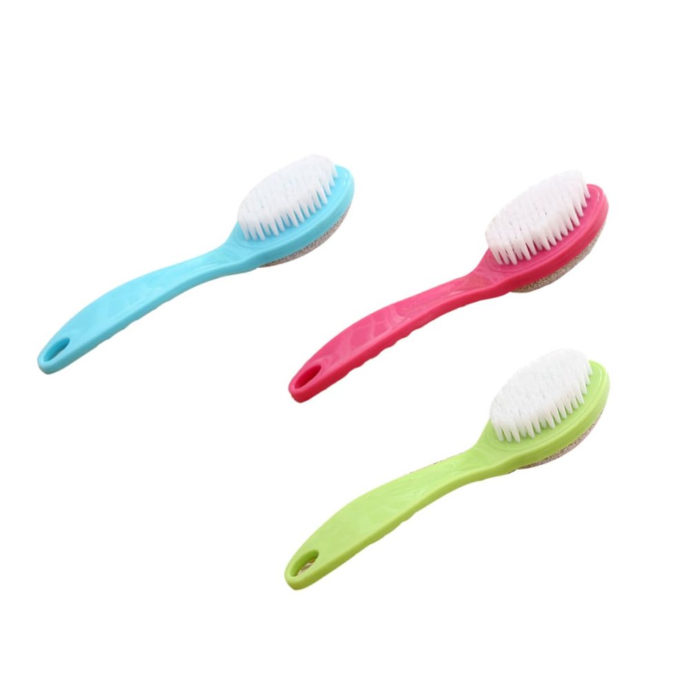 3-Piece Pumice Stone Foot Scrubber Set with Handle, Callus Remover