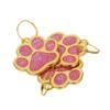 VILLFUL 3-Piece Pet ID Paw Print Dog Tag Set view 1