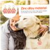 VILLFUL 3-Piece Pet ID Paw Print Dog Tag Set view 3