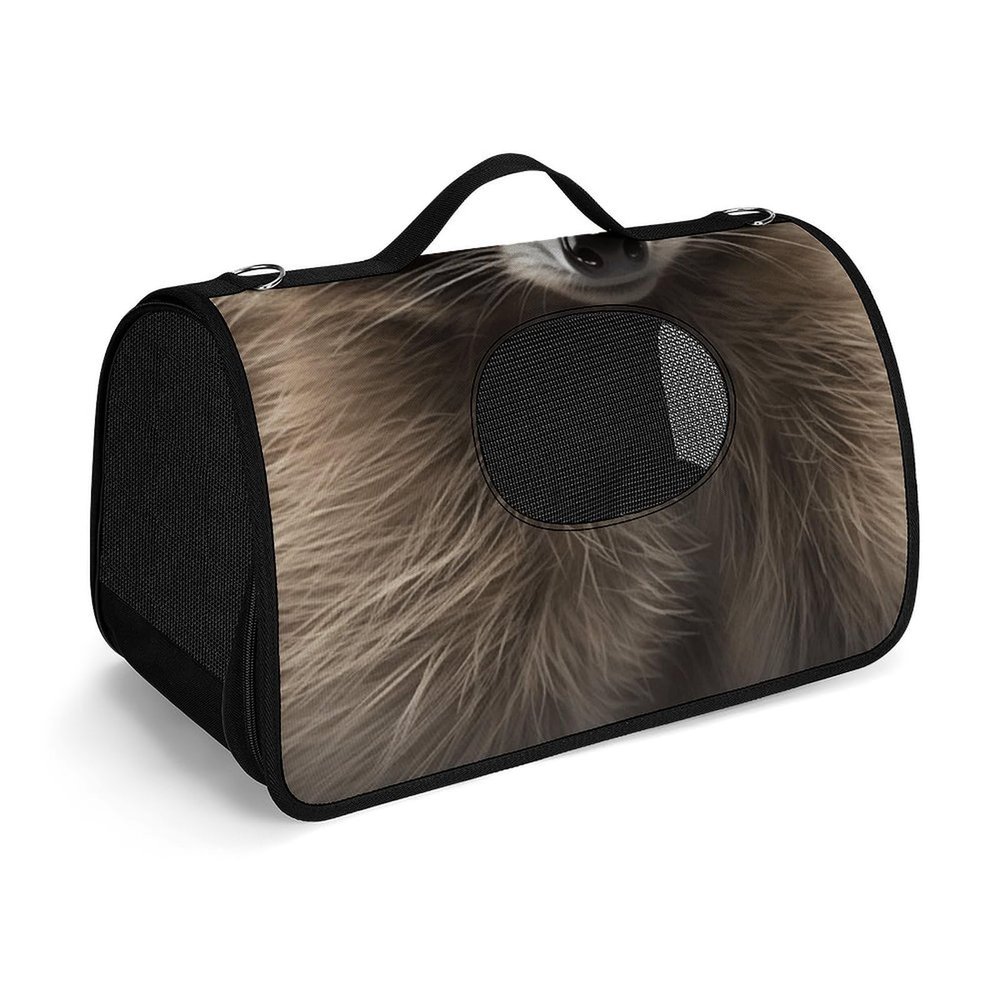 Pet Handbags, Hairy Raccoon Printed Pet Handbags, Foldable Pet Handbags, Universal Pet Handbags