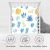 Odot Baby Crib Fitted Sheet, White Clouds, 65 x 95 cm view 3