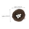 Alipis Country Style Decorative Bird Nest view 2