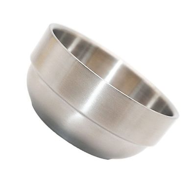 Beatifufu Stainless Steel Shaving Soap Bowl for Wet Shaving, Silver, Compact