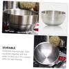 Beatifufu Stainless Steel Shaving Soap Bowl for Wet Shaving, Silver, Compact view 4