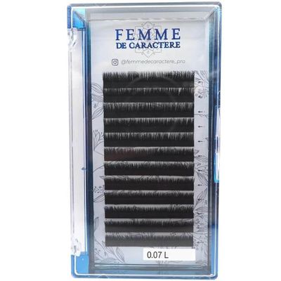 Easy Bouquet Eyelash Extensions, 9 mm (0.07 L), Femme de Caractère