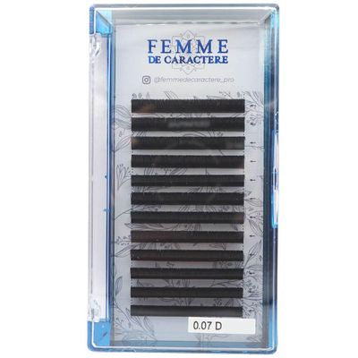 Easy Bouquet Eyelash Extensions 7 mm (0.07-D) Femme de Caractère
