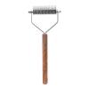 TANIQIACA 2-in-1 Stainless Steel Grooming Rake for Dogs and Cats view 1