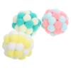 CIYODO 3-Piece Cat Toy Balls with Bells view 1