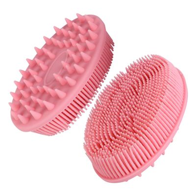 Silicone Baby Bath Brush, 2-Pack, Gentle Massage for Skin Cleansing