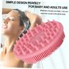 Silicone Baby Bath Brush, 2-Pack, Gentle Massage for Skin Cleansing view 3
