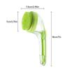 Dog Bath Brush with Silicone Shampoo Dispenser, Blue view 3