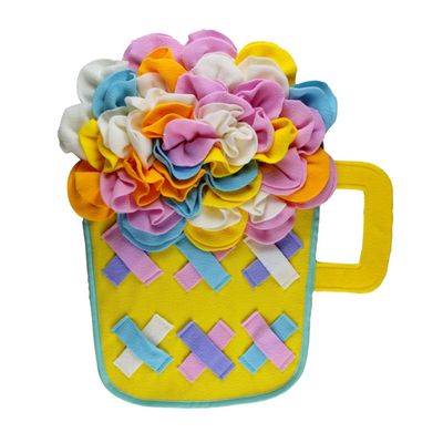 M&Catree Snuffle Mat for Dogs, Yellow (Standard)