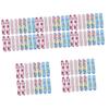 minkissy 200-Piece Colorful Mini Nail Buffers, Double-Sided view 1