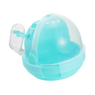 INOOMP Breathable Hamster Carrier with Plastic Water Bottle, Green