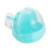 INOOMP Breathable Hamster Carrier with Plastic Water Bottle, Green view 1