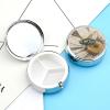 Round 3-Compartment Pill Case for Wallets and Bags view 4