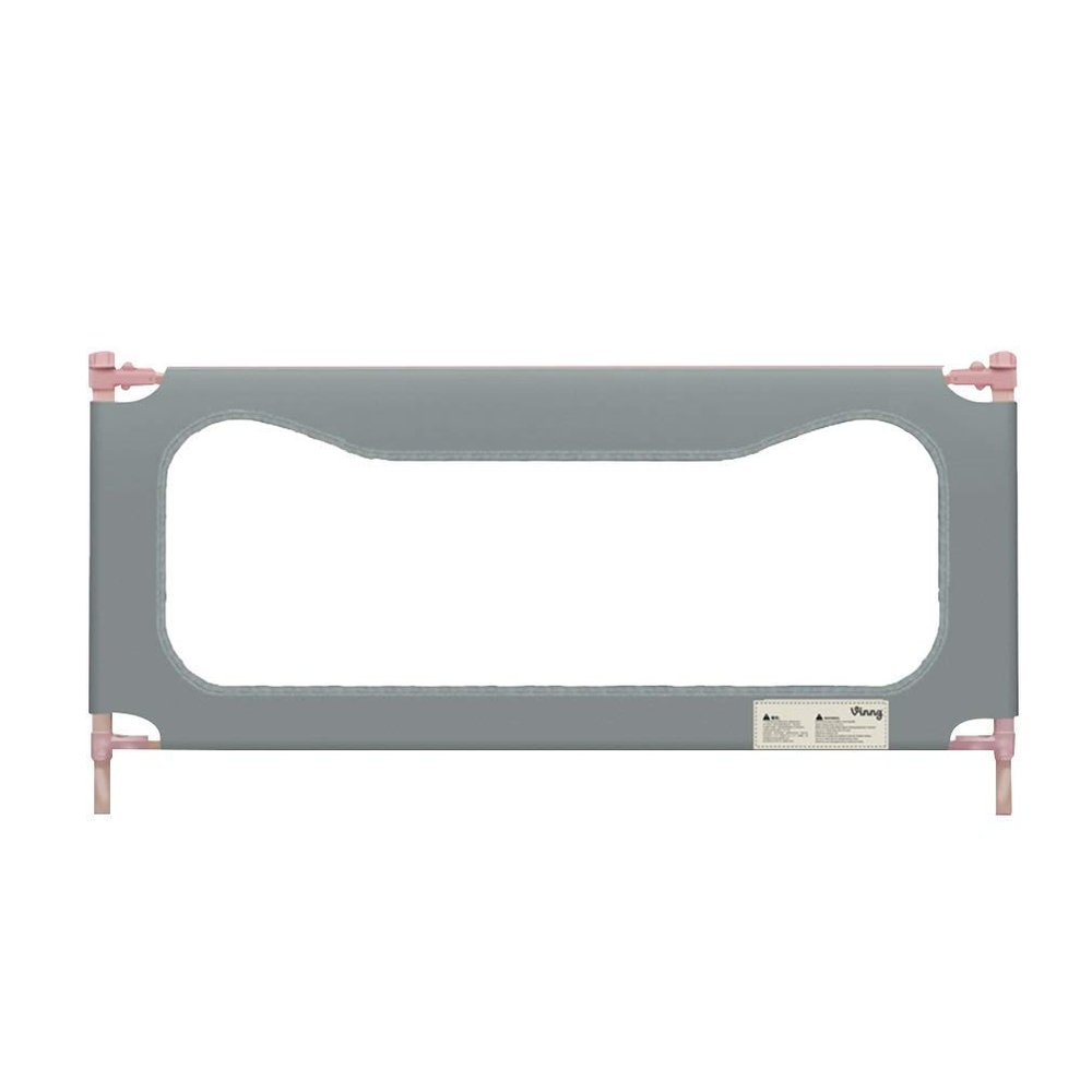 Children’s Bed Rail Safety Guard, Vertical Lift, Gray, 200 cm