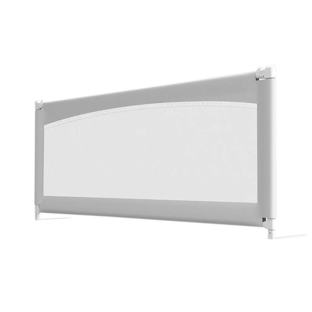 Bed Rail for Children, Vertical-Lift Safety Guard, Gray, 200 cm