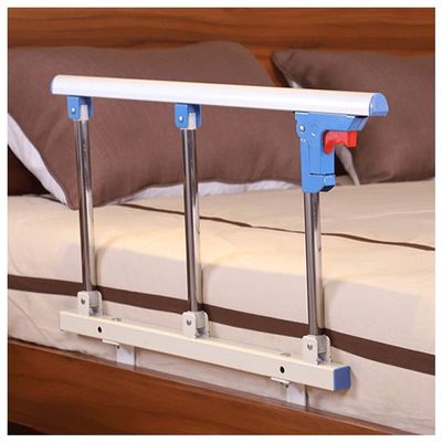 Folding Bed Rail for Older Adults, Safety Guard Rail with Handle