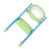 Adjustable Baby and Toddler Toilet Training Seat with Ladder, Blue/Green view 3