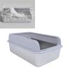 Large Stainless Steel Cat Litter Box, Splash-Proof, Leakproof, Rust-Resistant (L) view 4