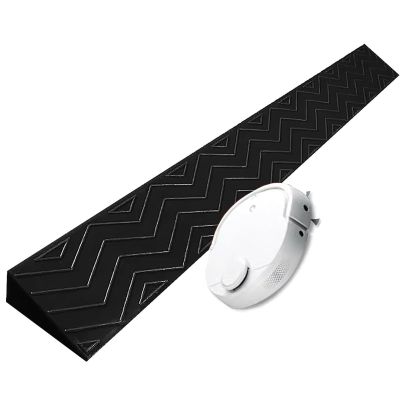 ZSXZCBDQ Full-Plastic Threshold Ramp, Black, 4 × 10 cm