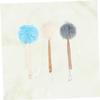 Gogogmee Bath Balls for Circulation, 3-Pack, with Long Wooden Handles view 2