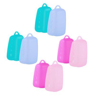 minkissy Silicone Travel Toothbrush Covers, 8 Pieces, for Home and Travel