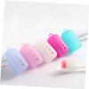 minkissy Silicone Travel Toothbrush Covers, 8 Pieces, for Home and Travel view 3