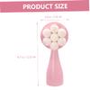 Beavorty 2-Piece Double-Sided Facial Cleansing Brushes, Pink view 3