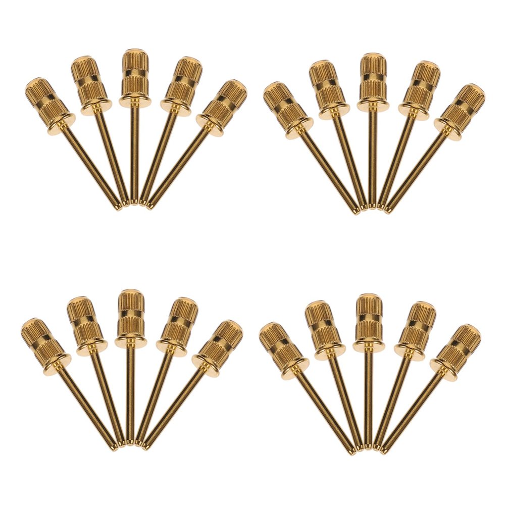 2.35 mm Metal Cuticle Bits, 20-Piece Manicure Set
