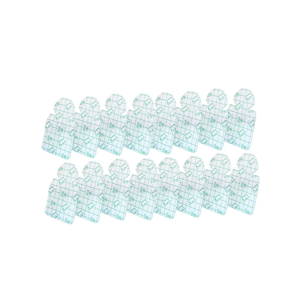 SEWOART Toe Bandages, 20 Count, Thin PU Film Heel Stickers, Moisturizing and Protective for Dry, Cracked Feet in Uncomfortable Shoes and High Heels