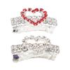 SEWOART 2-Pack Heart-Shaped Hairpins for Dogs view 1
