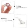 SEWOART 2-Pack Heart-Shaped Hairpins for Dogs view 3