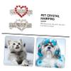 SEWOART 2-Pack Heart-Shaped Hairpins for Dogs view 4