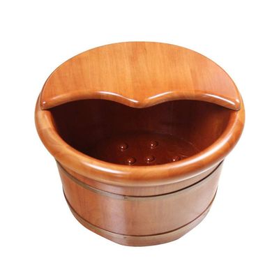 GSKDBCC GIUIN Wooden Barrel-Shaped Foot Bath, Relaxing Foot Soak Tub, Large Foot Basin Made of Thickened Material