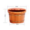 GSKDBCC GIUIN Wooden Barrel-Shaped Foot Bath, Relaxing Foot Soak Tub, Large Foot Basin Made of Thickened Material view 4