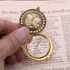 ALDDPWE Retro Magnifying Glass Necklace, Portable Mini Magnifier Pendant view 2