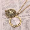 ALDDPWE Retro Magnifying Glass Necklace, Portable Mini Magnifier Pendant view 3