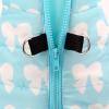SMALLLEE_LUCKY_STORE Padded Water-Resistant Winter Jacket with D-Ring for Small Dogs and Cats, Blue, XS view 4