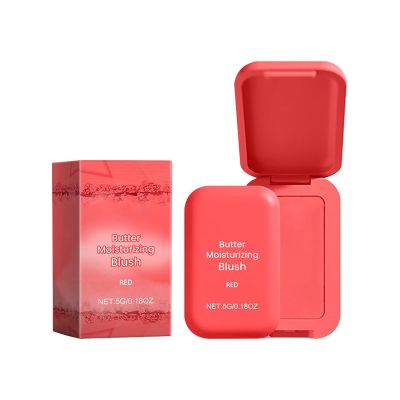 Butter Melt Pressed Powder Blush, Red