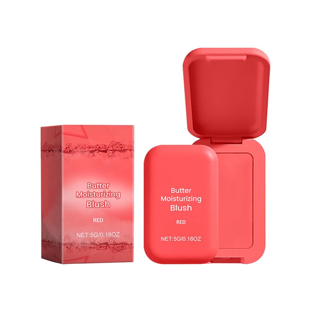 Butter Melt Pressed Powder Blush, Red